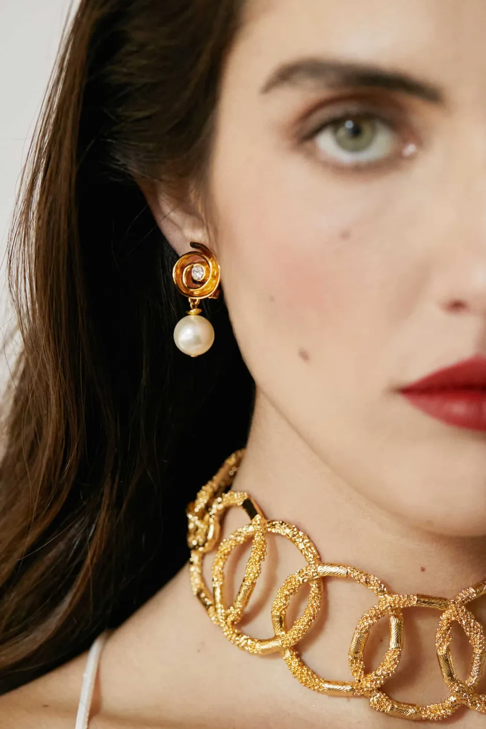Boucles D'oreille Clips Argenté Padmée