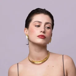 Boucles d'oreilles à clip Doré Down Town