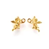 Boucles d'oreilles Clip doré Rencontre imprévue