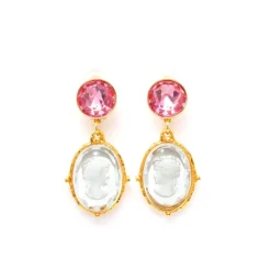 Boucles d'oreilles Clip doré Rencontre imprévue