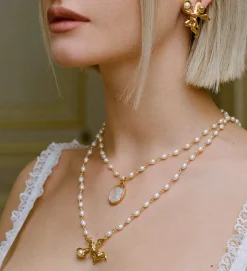 Boucles d'oreilles Clip doré Rencontre imprévue