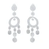 Boucles d'oreilles Clips Argenté Mille et une Nuits