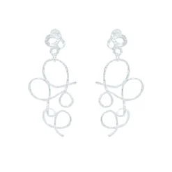 Boucles D'oreilles Clips Argenté Toréador