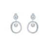 Boucles D'oreilles Clips Argenté Mille Et Une Nuit