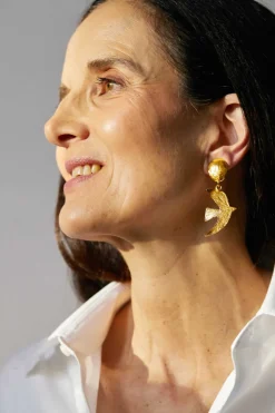 Boucles D'oreilles Clips Argenté Voyage