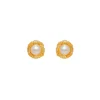 Boucles D'oreilles Clips Doré L'heure Dorée