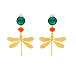 Boucles D'oreilles Clips Doré Maitika