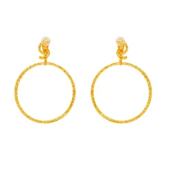 Boucles D'oreilles Clips Doré Toréador