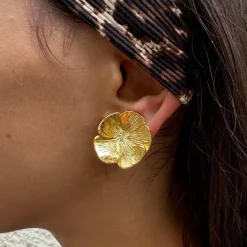 Boucles D'oreilles Clips Doré Paris