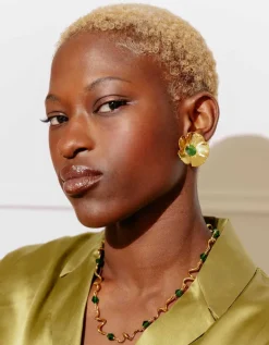 Boucles D’oreilles Clips Doré Cabaret