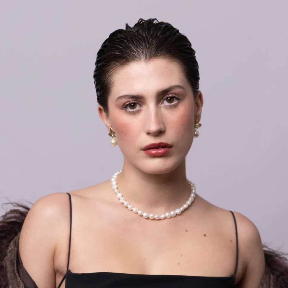 Boucles D'oreilles Clips Doré Végétal