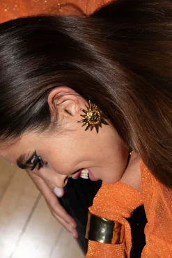 Boucles D'oreilles Clips Doré 41 Degrés