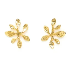 Boucles D'Oreilles Clips Végétal