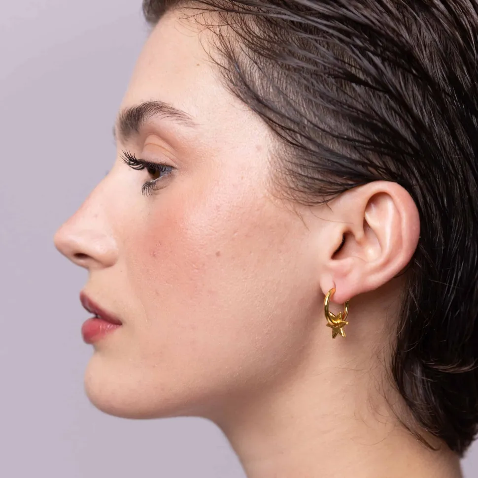 Boucles d’oreilles doré Charms