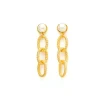 Boucles d'oreilles dorée L'Heure dorée