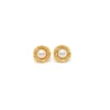 Boucles D'oreilles percée Doré L'heure Dorée