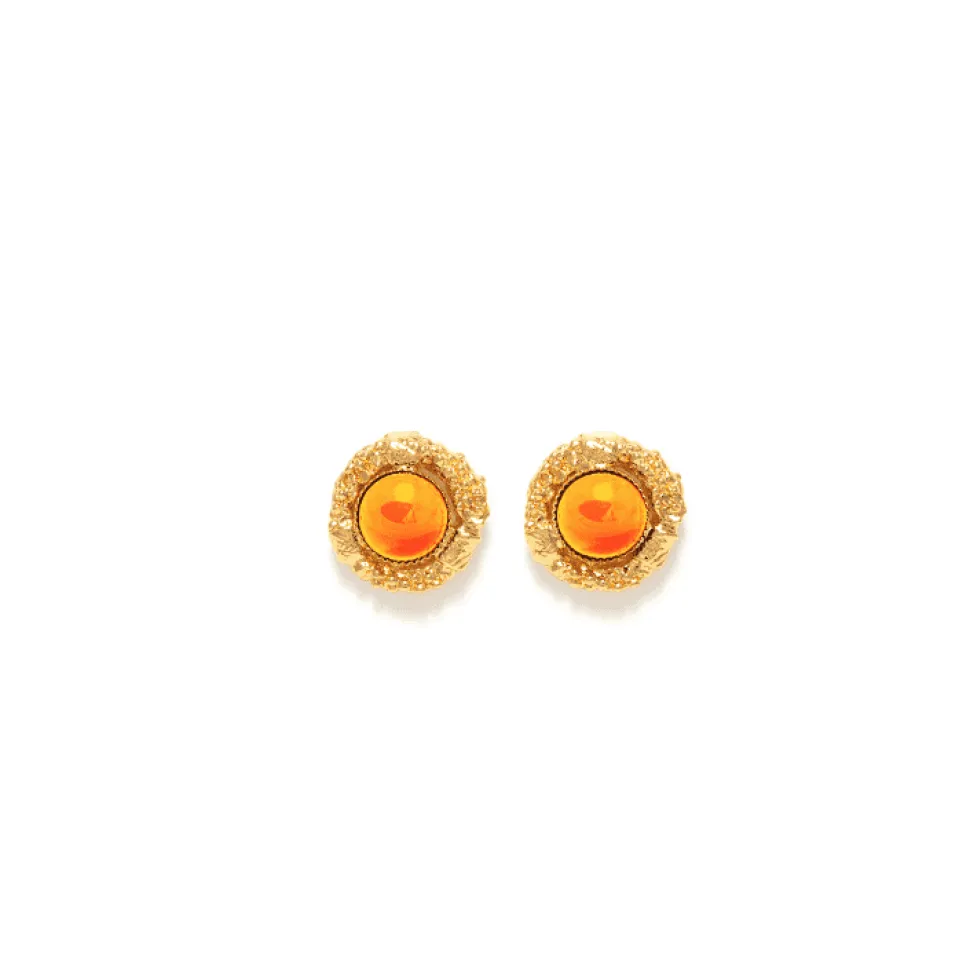 Boucles D'oreilles percées L'heure Dorée