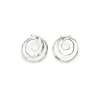 Boucles d'oreilles percées argenté Paris