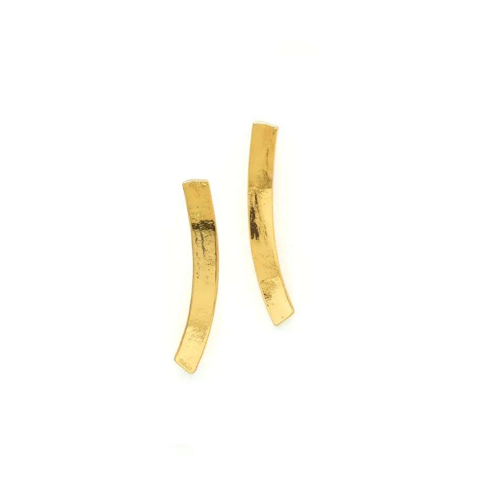 Boucles d'oreilles Percées Doré Down Town