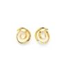 Boucles d'oreilles percées doré Paris