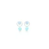 Boucles d'oreilles Percées Argenté L'Heure Dorée