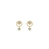 Boucles d'oreilles Percées Doré L'heure Dorée