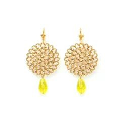 Boucles D'oreilles Percées Doré Maitika
