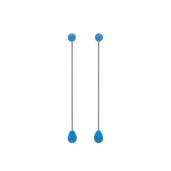 Boucles D'Oreilles Percées Argent Opaline