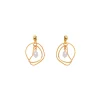 Boucles D'oreilles Percées Doré Maitika