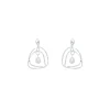 Boucles D'oreilles Percées Argenté Maitika