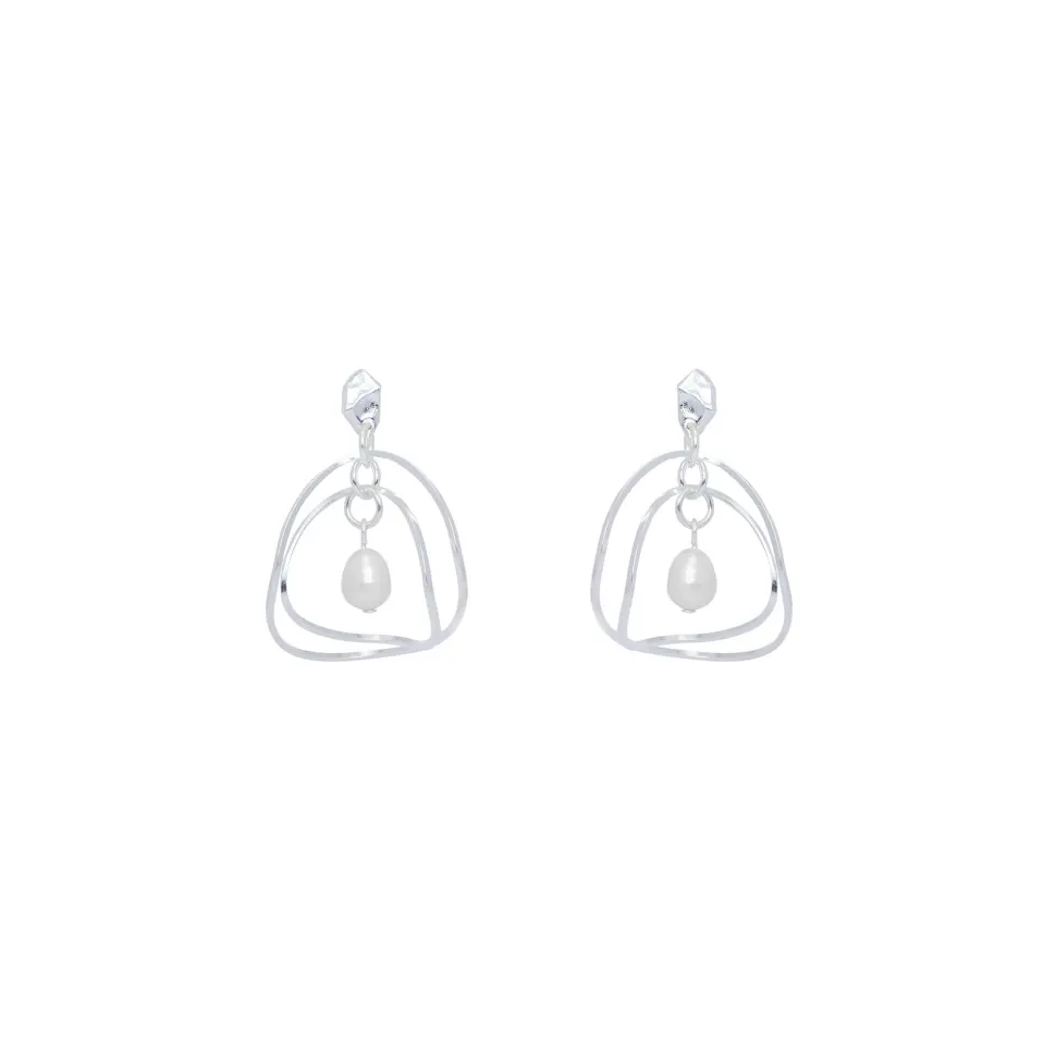 Boucles D'oreilles Percées Argenté Maitika