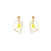 Boucles D'oreilles Percées Doré Maitika