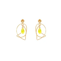 Boucles D'oreilles Percées Doré Maitika
