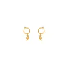 Boucles D'oreilles Percées Doré L'heure Dorée