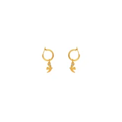 Boucles D'oreilles Percées Doré L'heure Dorée