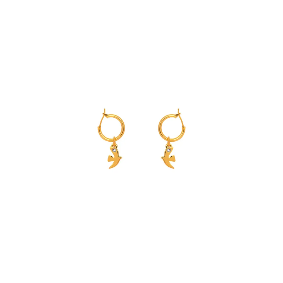 Boucles D'oreilles Percées Doré L'heure Dorée