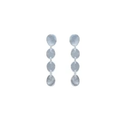 Boucles D'oreilles Percées Argenté Mille Et Une Nuit