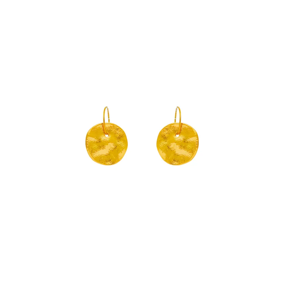 Boucles D'oreilles Percées Doré Mille Et Une Nuit