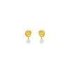 Boucles D'oreilles Percées Doré Mille Et Une Nuit