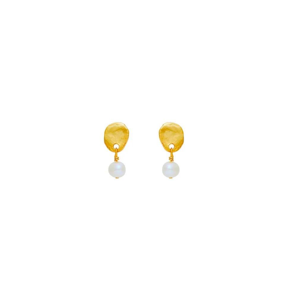 Boucles D'oreilles Percées Doré Mille Et Une Nuit