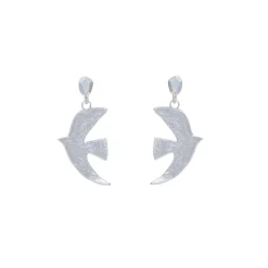 Boucles D'oreilles Percées Argenté Voyage