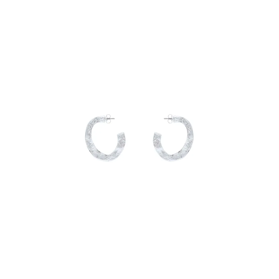 Boucles D'oreilles Percées Argenté Olala