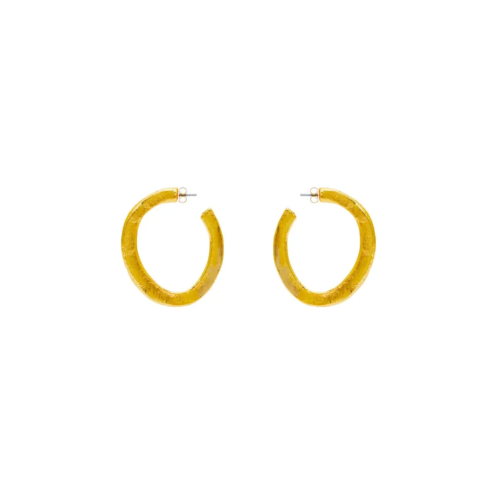 Boucles D'oreilles Percées Doré Olala