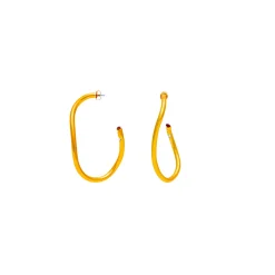 Boucles D'oreilles Percées Doré Padmée