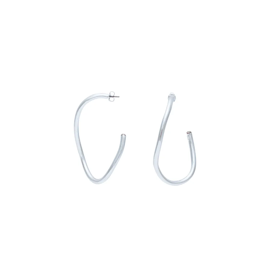 Boucles D'oreilles Percées Argenté Padmée