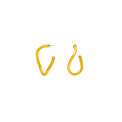 Boucles D'oreilles Percées Doré Padmée