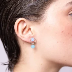 Boucles d'oreilles Percées Doré L'heure Dorée