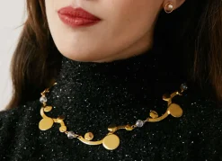 Boucles D'oreilles Percées Argenté L'heure Dorée