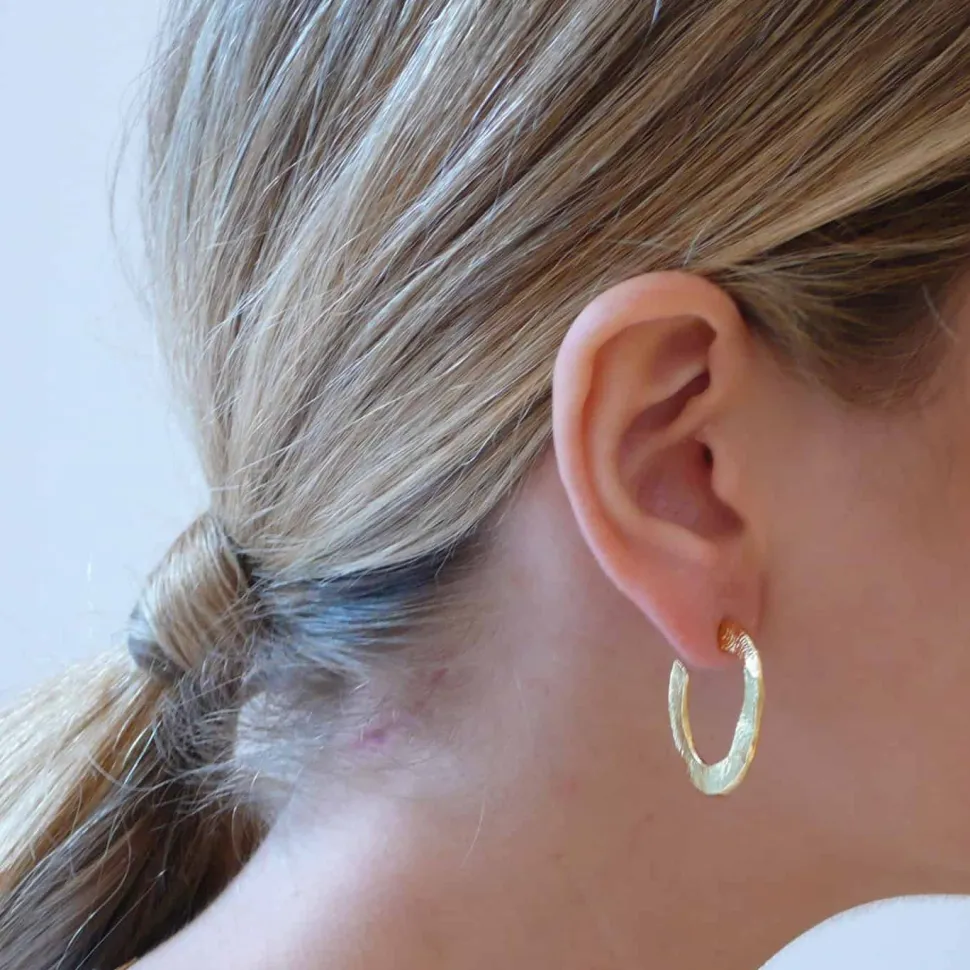 Boucles D'oreilles Percées Argenté Olala