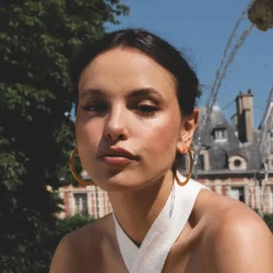 Boucles D'oreilles Percées Doré Olala